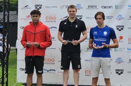 Ganz oben auf dem Podest: Der Kulmbacher Finn-Constantin Kleinheinz