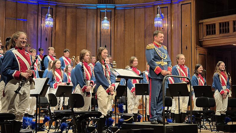 Jugendmusikkorps Bad Kissingen beim Winterzauber