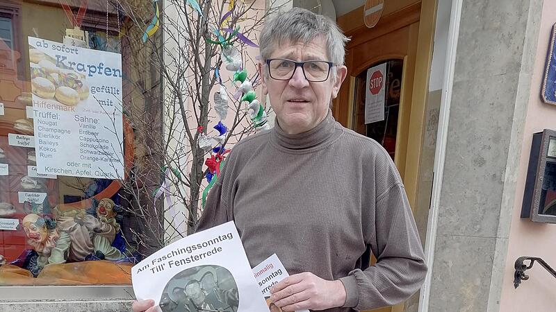 Franz Besold wird am Sonntag als Till auftreten, aber anders als sonst. Es wird ein ernster Fasching werden in Weismain