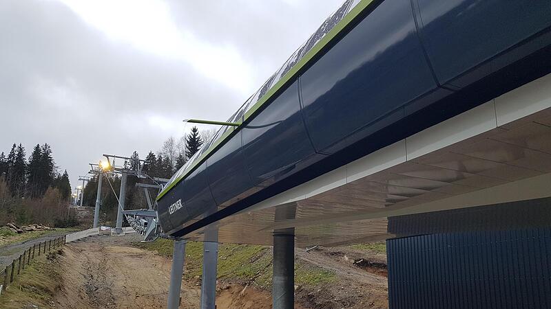 Die Nordbahn am Ochsenkopf wurde rechtzeitig zu den Weihnachtsferien eröffnet.