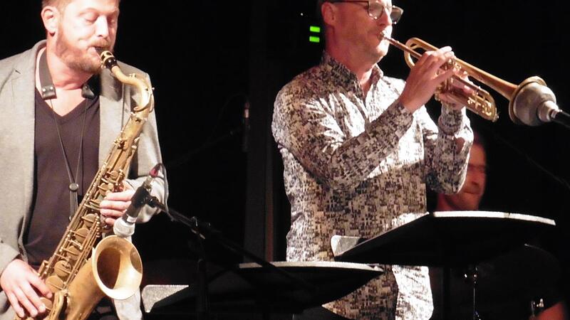 Lutz Haefner (li.) und Bert Joris bliesen um die Wette.