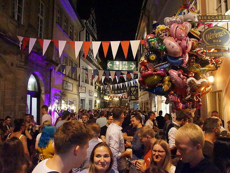 Eindrücke von der Sandkerwa 2022Die Bamberger Sandkerwa in Bildern