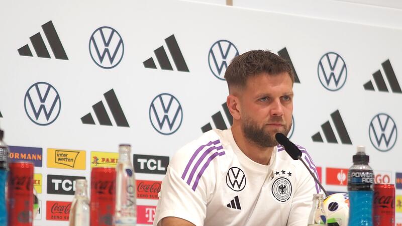 Niclas Füllkrug bei der DFB-Pressekonferenz in Herzogenaurach Niclas Füllkrug bei der DFB-Pressekonferenz in Herzogenaurach