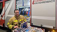 Der Kommandant der Kirchehrenbacher Feuerwehr, Sebastian Müller, ist nicht nur Brandschützer, sondern engagierter Hobby-Redakteur.Forchheim & Fränkische Schweiz Der Kommandant der Kirchehrenbacher Feuerwehr, Sebastian Müller, ist nicht nur Brandschützer, sondern engagierter Hobby-Redakteur.