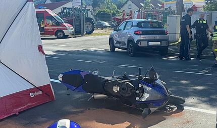 Kronach: Heftiger Unfall auf Kreuzung - Motorradfahrer schwer verletzt Kronach: Heftiger Unfall auf Kreuzung - Motorradfahrer schwer verletzt