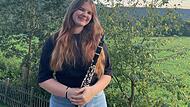 Anne Bocklet mit Klarinette