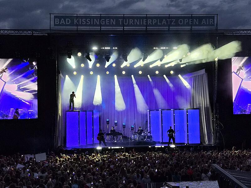 Wincent Weiss beim Open Air in Bad Kissingen