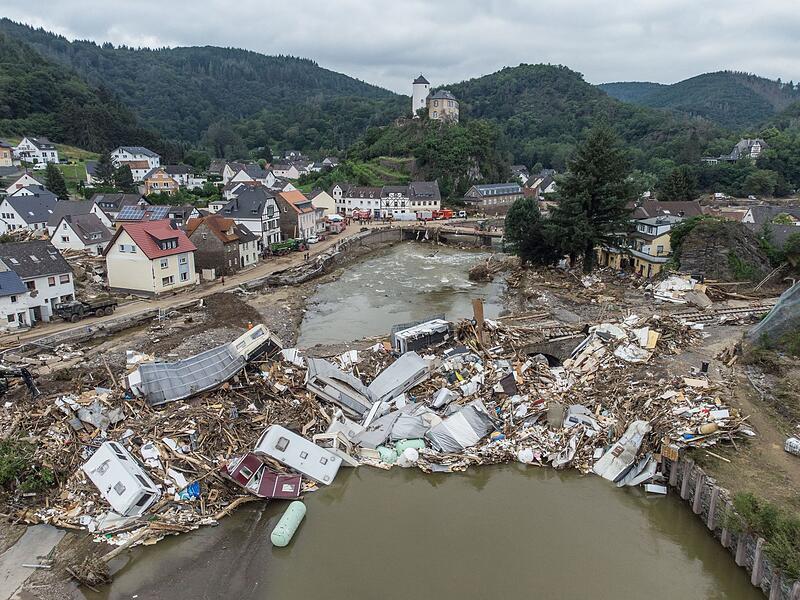Nach der Flutkatastrophe im Ahrtal
