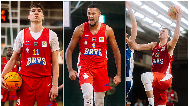 Drei Leistungsträger der Berlin Braves (von links): Andreas Seiferth, Noah Litzbach und Philipp Daubner. Drei Leistungsträger der Berlin Braves (von links): Andreas Seiferth, Noah Litzbach und Philipp Daubner.