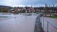Hochwasser Bamberg Auch im nördlichen Landkreis Bamberg mussten mehrere Straßen gesperrt werden.
