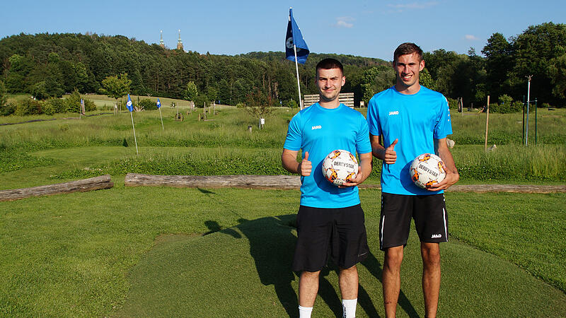 Nils Zenk (rechts) und Moritz Mattausch aus Lichtenfels waren beim Doppelwettbewerb am Start.