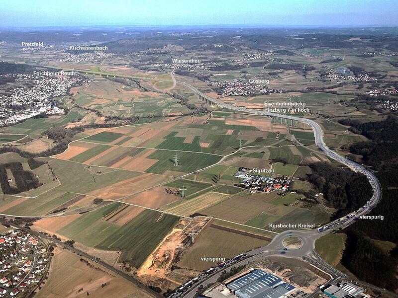 Ob die Ostspange wirklich einmal so aussieht, wie hier dargestellt, ist nicht sicher. Dass sie teurer werden wird als gedacht, schon.Forchheim & Fränkische Schweiz Ob die Ostspange wirklich einmal so aussieht, wie hier dargestellt, ist nicht sicher. Dass sie teurer werden wird als gedacht, schon.Forchheim & Fränkische Schweiz