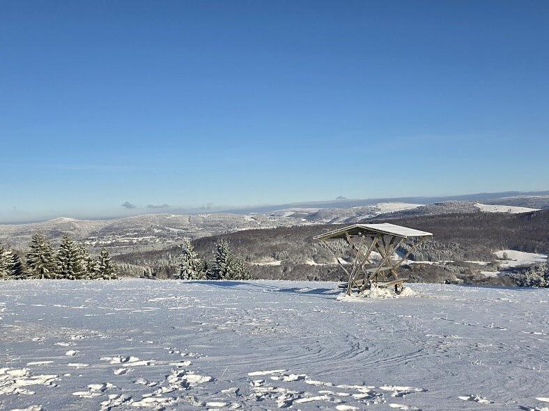 Dieses Foto aus der Rh&ouml;n schickte uns Maik Plenz zu.