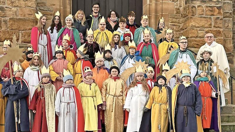 Die Schwürbitzer Sternsinger haben über 2500 Euro gesammelt.