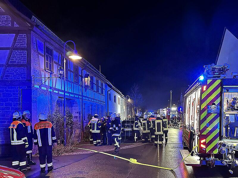 Großbrand in Großbardorf