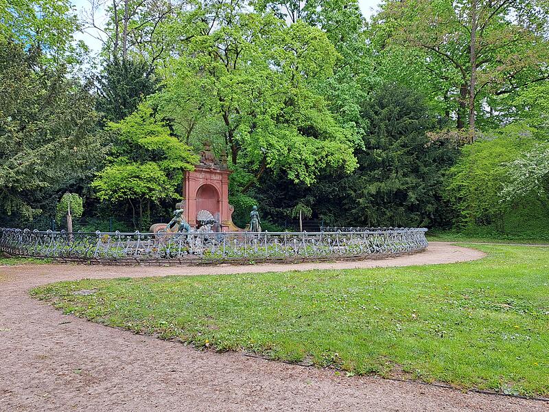 Herzog-Alfred-Brunnen im Coburger Hofgarten