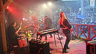 Die Rockband Paralyzed aus Bamberg auf der B&uuml;hne im Kellerwald in Forchheim.