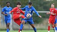 Der Baiersdorfer SV (in Rot) trifft zum Bezirksliga-Auftakt am Freitag auf die SpVgg Hüttenbach. Die SpVgg Zeckern (in Blau) ist erst am Sonntag gegen den SV Schwaig im Einsatz.