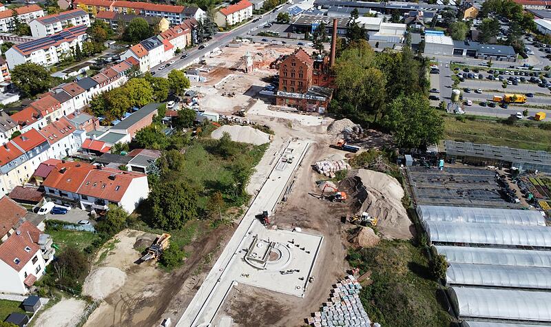 Das Maisel-Gel&auml;nde hat sich in den vergangenen Wochen stark gewandelt. Der Abriss ist abgeschlossen, erste Bauarbeiten starten.