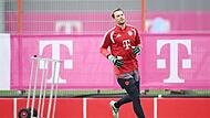 Abschlusstraining FC Bayern vor Champions League-Spiel