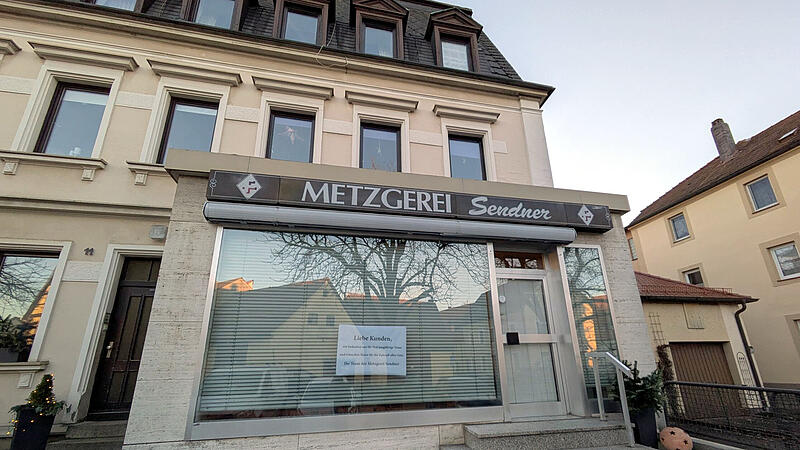 Am Montag für immer geschlossen: Die Metzgerei Sendner in der Forchheimer Wallstraße.