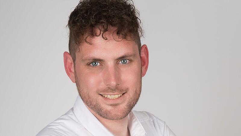 Corey Dressendörfer beim Wählen.Forchheim & Fränkische Schweiz