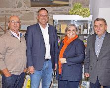 Der neu gewählte Vorstand der Freien Wähler Haßberge (von links): Christoph Winkler, Matthias Bäuerlein, Sabine Weinbeer und Oskar Ebert.