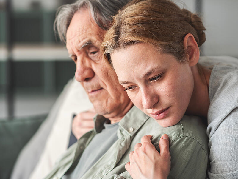 Katharina k&uuml;mmert sich neben ihren Kindern auch um ihren dementen Vater.