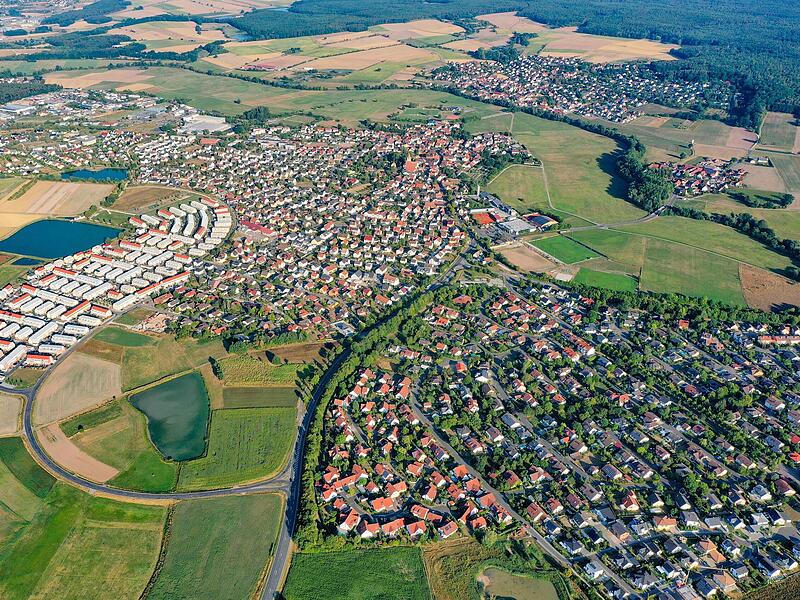 Die Gemeinde Adelsdorf &ndash; hier zu sehen &ndash; setzt auf Klimaschutz.