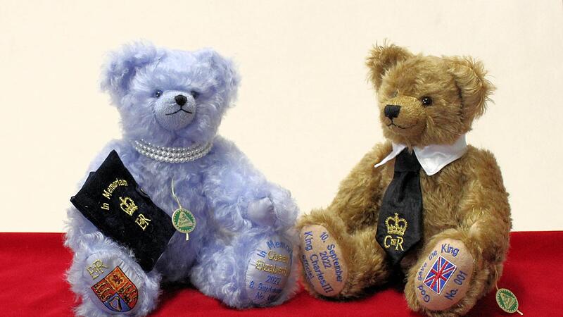 Die royalen Teddyb&auml;ren werden in Coburg hergestellt.