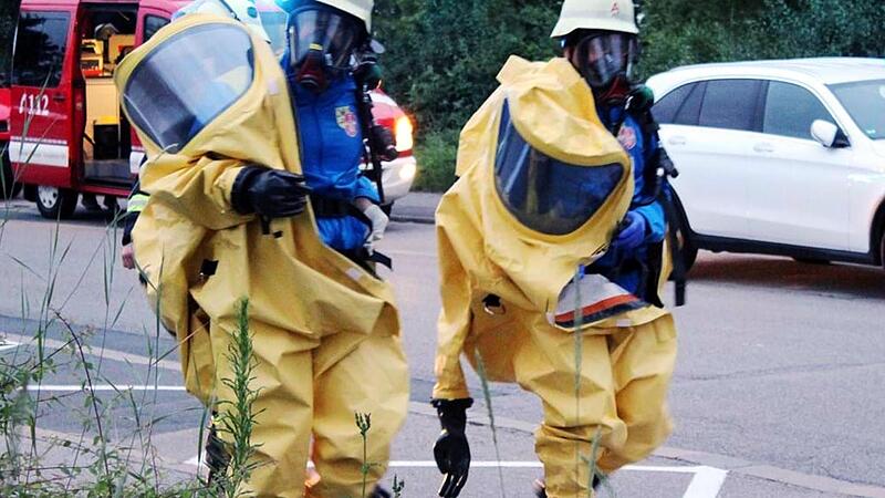 ABC-&Uuml;bung der Feuerwehr: Der Katastrophenschutzzentrum im Landkreis Erlangen-H&ouml;chstadt soll nun verbessert werden.