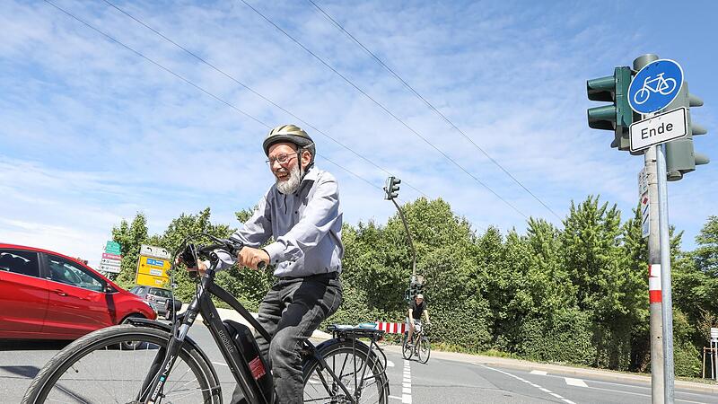 Rolf H&ouml;rnlein vom Forchheimer Ableger des Verkehrsclubs Deutschland (VCD) hat klare Vorstellungen von der Verkehrswende. Forchheim ist noch weit entfernt.Forchheim & Fr&auml;nkische Schweiz