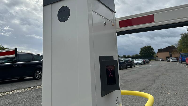 Die neue Schrankenanlage am Gro&szlig;parkplatz Anger in Coburg ist im September 2024 in Betrieb gegangen.
