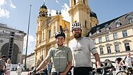 Die Extremsportler Jonas Deichmann und Josefine Rutkowski