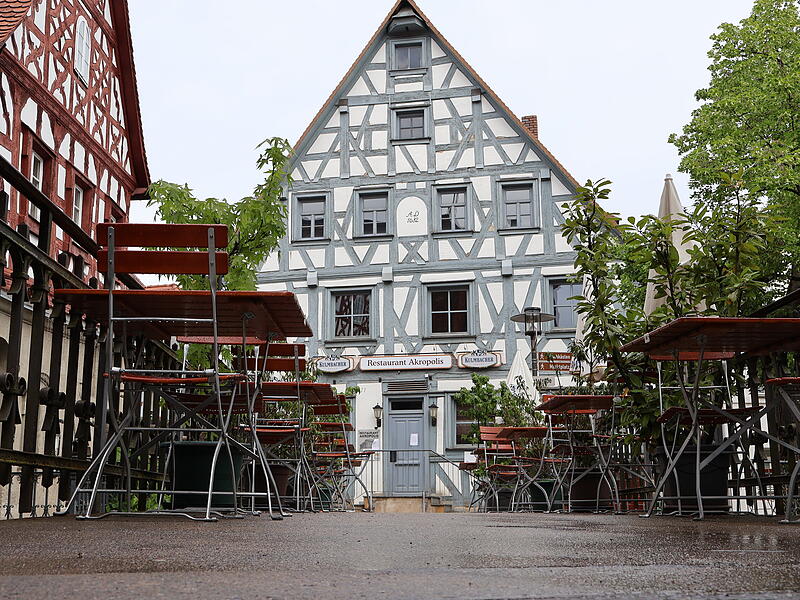 Restaurant Akropolis in ForchheimForchheim & Fränkische Schweiz Hier kam es nach einem Fettbrand zu einer Verpuffung: Das Forchheimer Restaurant Akropolis.