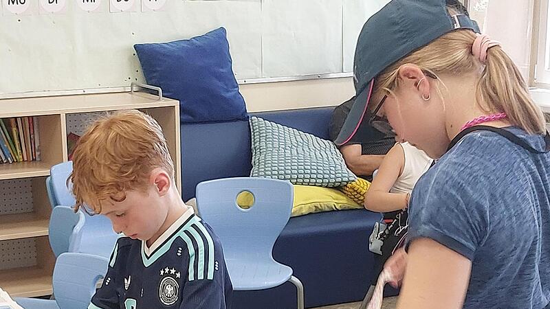 Die Kinder durften auch duftendes Badesalz herstellen.