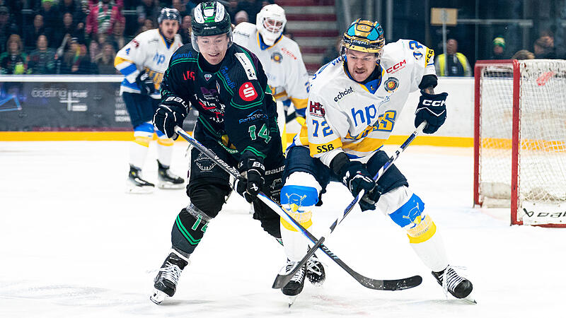 Brustl&ouml;ser f&uuml;r Leon Dalldush (links) und die Alligators: Bei den Stuttgart Rebels um "Goldhelm" Dante Montgomery gewann H&ouml;chstadt am Dienstagabend verdient.