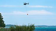 Waldbrand am Chiemsee
