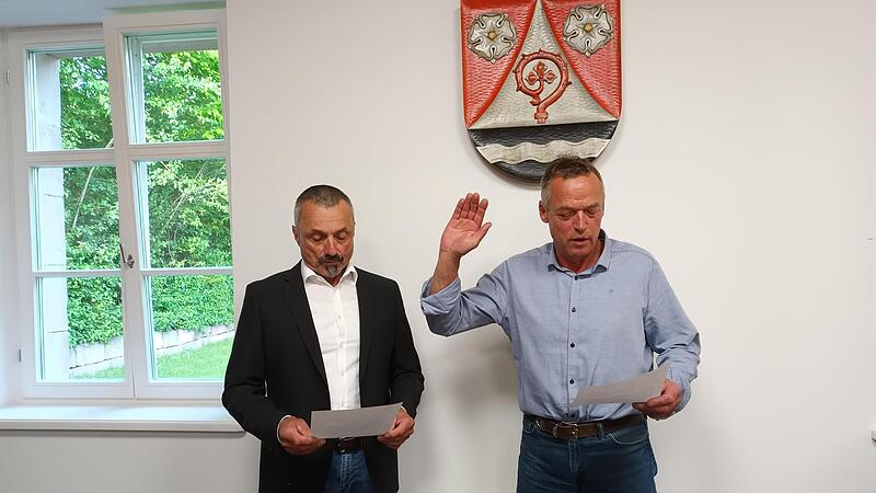 Michael Heisinger ist als neuer B&uuml;rgermeister von K&ouml;dnitz vereidigt worden.