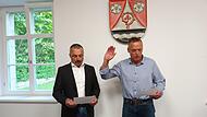 Michael Heisinger ist als neuer B&uuml;rgermeister von K&ouml;dnitz vereidigt worden.