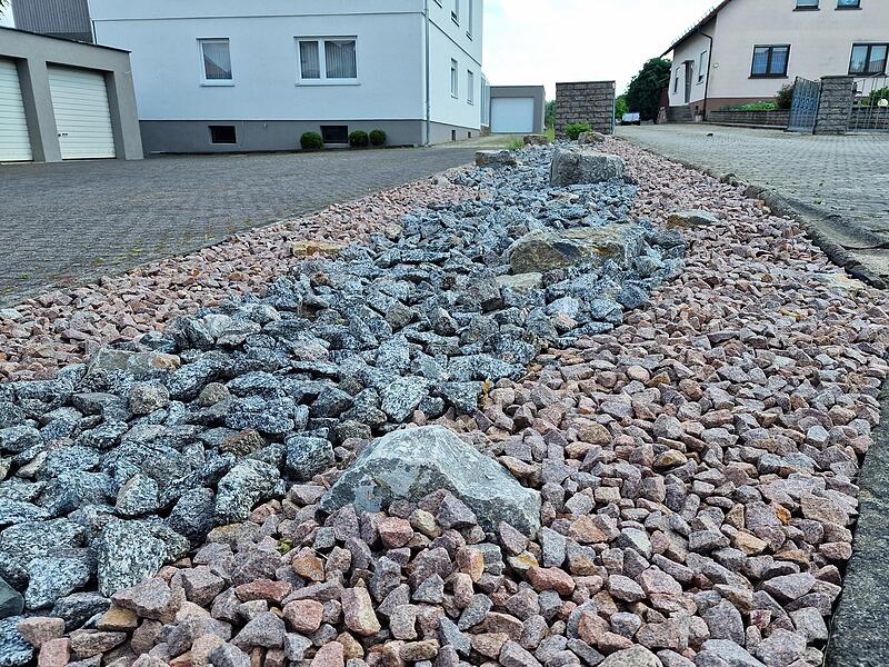 &Auml;sthetisch fragw&uuml;rdig: Schotter statt Gr&uuml;n.