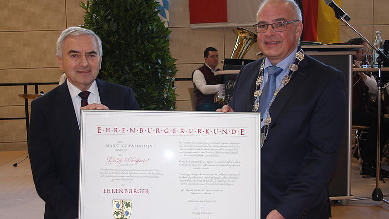 Sch&auml;ffner zum Ehrenb&uuml;rger ernannt