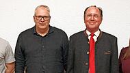 Im Foto (von links) 2. Vorsitzender Bj&ouml;rn Ortmann, Schriftf&uuml;hrer Michael Schories, Vorsitzenden Thomas Heilmann und Schatzmeisterin Adriana Strbac.