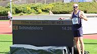 Jan Schindzielorz nach seinem Weltrekord.Forchheim & Fränkische Schweiz Jan Schindzielorz nach seinem Weltrekord.Forchheim & Fränkische Schweiz