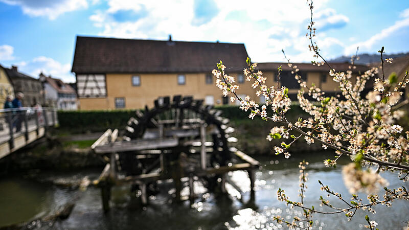 Der Frühling kommt nach Ebermannstadt.
