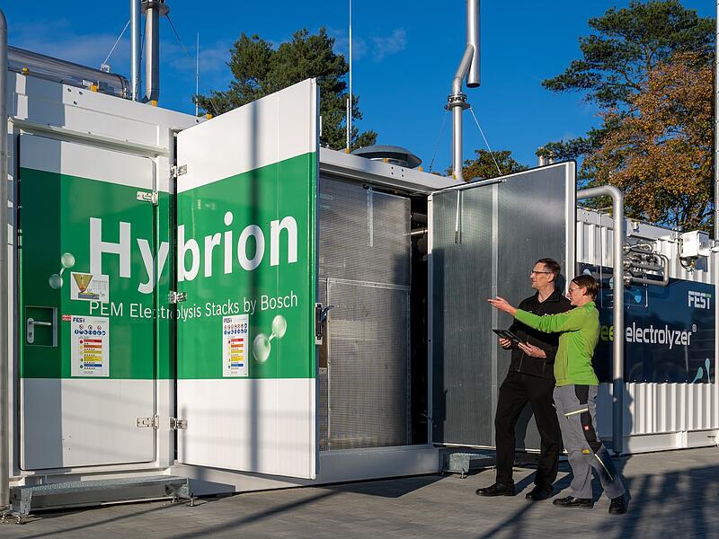 Wasserstoff-Entwicklung bei Bosch Bamberg