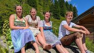 Fesche Mad'ln und Buam feierten mit 70 Jahre Neue Bamberger Hütte in der Kelchsau.
