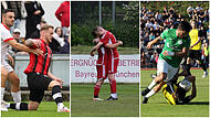 Setzten sich in der Relegation durch: FSV Stadeln, FC Lichtenfels und SC Kemmern.