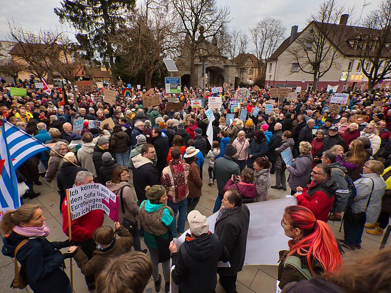 Demo f&uuml;r Demokratie in ForchheimDemo f&uuml;r Demokratie in Forchheim