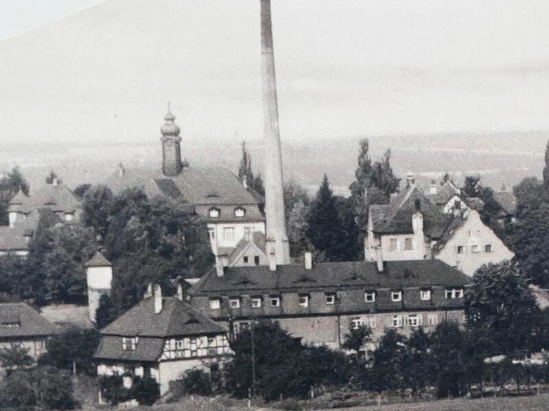 Die Heil und Pflegeanstalt Kutzenberg um 1940. Repro: Wolfgang Schoberth Die Heil und Pflegeanstalt Kutzenberg um 1940. Repro: Wolfgang Schoberth